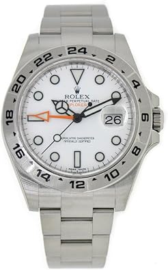 Rolex Explorer II White Dial Stainless Steel Men's Watch 216570