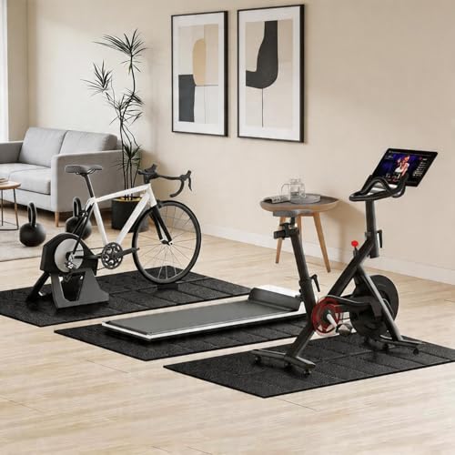 Image of Walking Pad Treadmill Mat for Carpet Floors,63x30 Hardwood Floor Protection, Mats for Under Walking pad /Treadmill /Bike /Exercise Equipment on Carpets, Noise Shock Absorption, Stationary