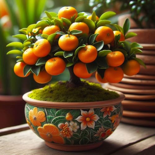 Image of 15+ SEEDS- Mandarin Orange Dwarf Seeds Indoors Outdoors Fruit Tree Seeds