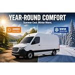 Front Door Window Covers for Mercedes-Benz Sprinter 2019-2026 - Image 3