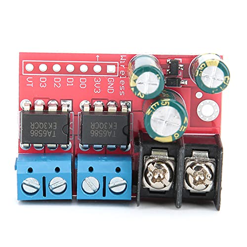 5A DC-Motorantriebsmodul H-Brücke für Doppelmotor, 3–14 V Stromversorgung, 2,2–6 V Signaleingang