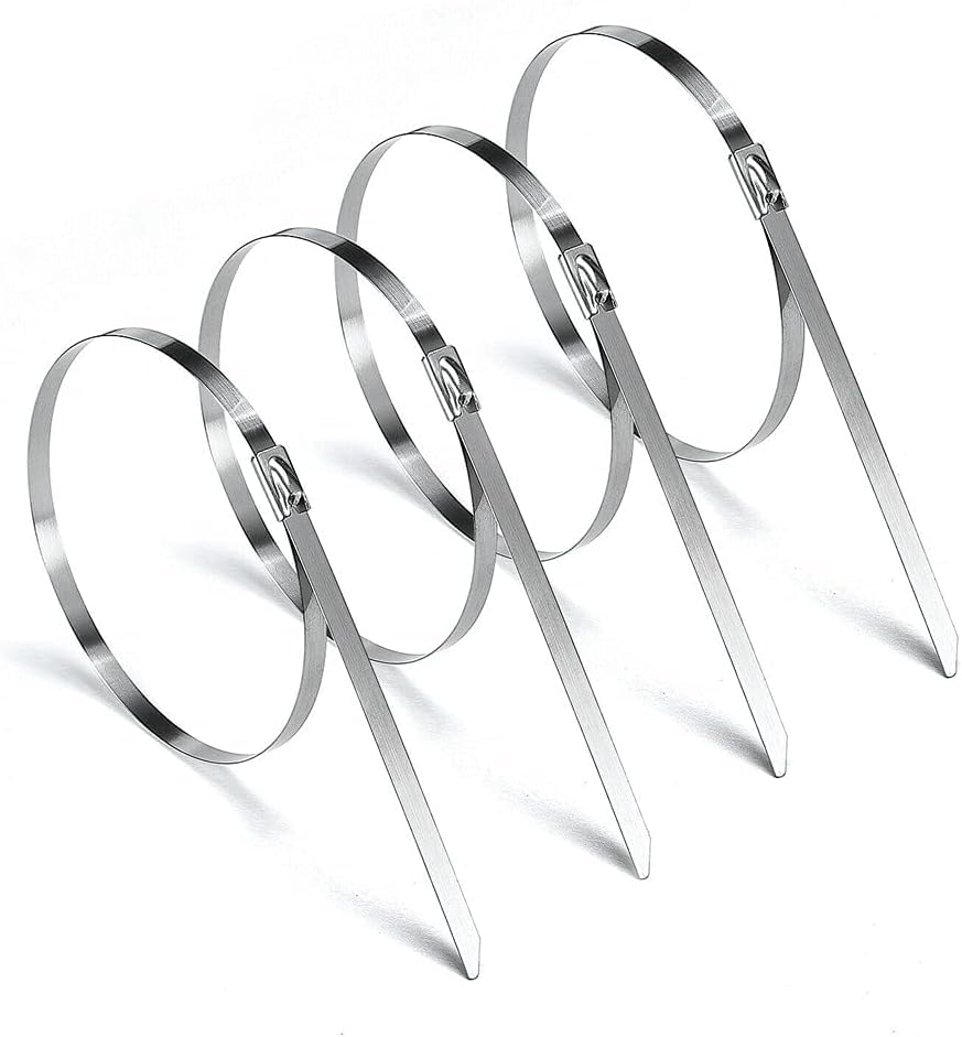 Attaches de câble en métal inox de haute résistance pour fixations