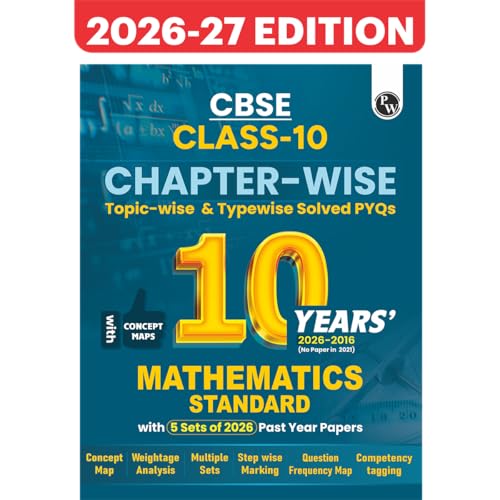 PW CBSE Class 10 Maths (Standard) Chapter-wise, Topic-wise & Type...