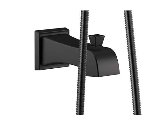 Delta Ashlyn 17 Series Matte Black Dual-Function Shower Faucet Set