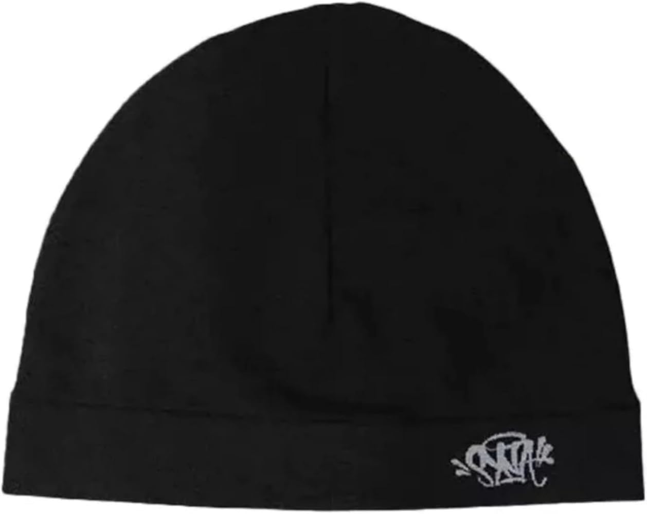Syna World Skull Cap, Central CEE Beanie Running Hat - Black