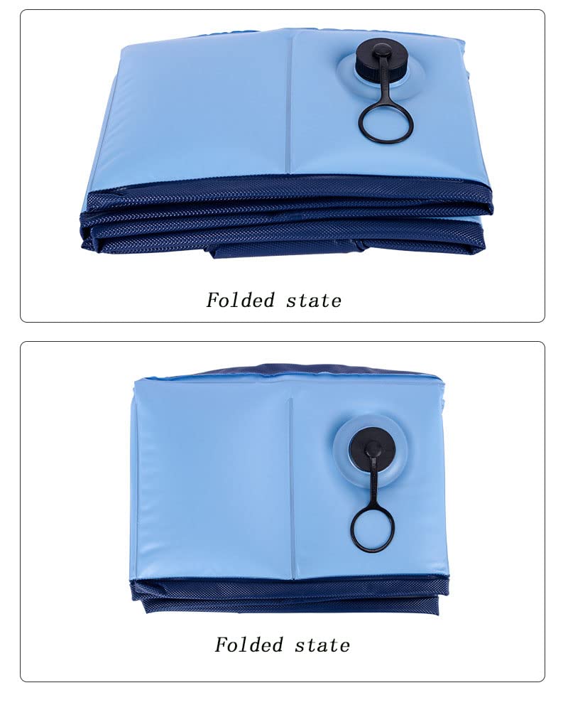 Wanna dla zwierząt Wanna dla kotów i psów Mały pies Przenośny składany basen Nadaje się do użytku wewnątrz i na zewnątrz (blue 160 * 30CM)