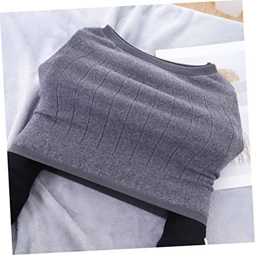 Faja lumbar de lana cálida para mujer talla S gris miniatura 6
