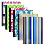 6 Unit Variety Pack Composition Notebooks (College Ruled, Non-Punched) (9.75
