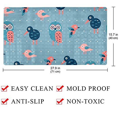 Tapis de bain antidérapant lavable en machine avec trous de drainage efficace - 5