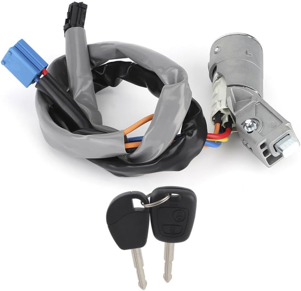 Ignition Lock Starter Switch With 2 4162.CF Car Accessories Compatible With Berlingo 2002-2008
