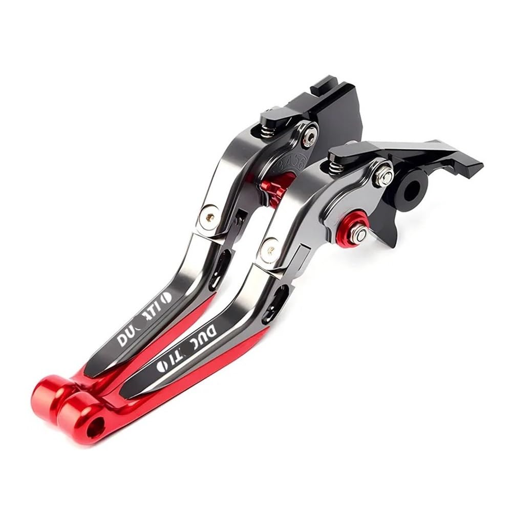 NHGFdfs Motorcycle Clutch Brake Lever for Du&Cati 696 796 695 620 400 Motorcycle CNC Foldable Extendable Brakes Clutch Levers