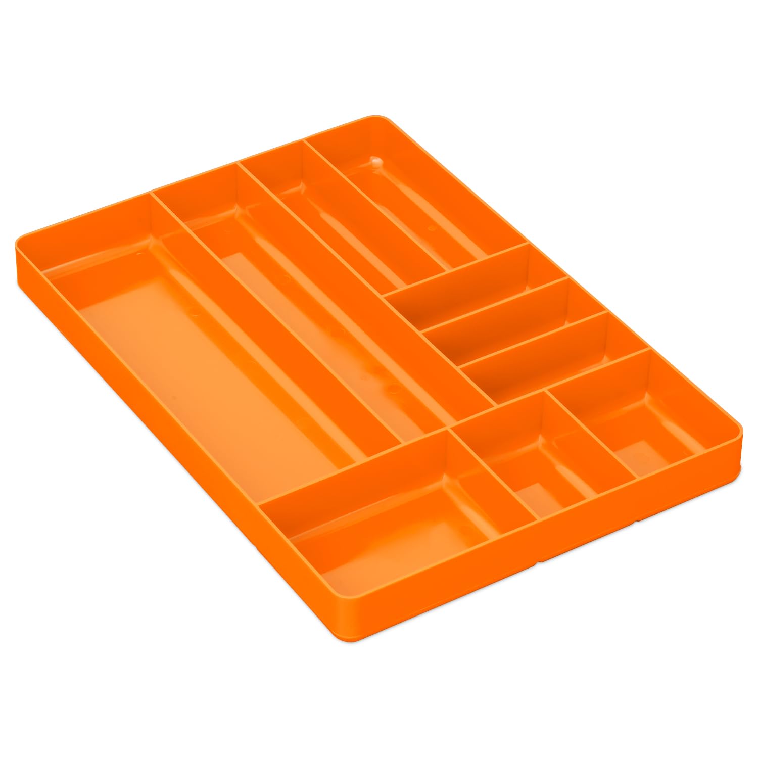 Ernst Manufacturing 5019 Home and Garage Organizer Tray 10 Fächer Orange