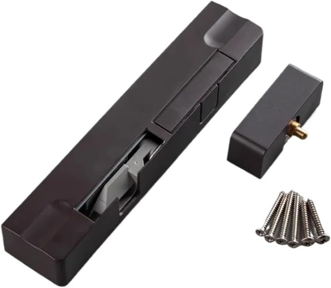 Door Closer Stopper Lockpestillo Puerta Porta Retratil Closingtope De Ferme Porte Automatique Home Improvement(Black Left Open)