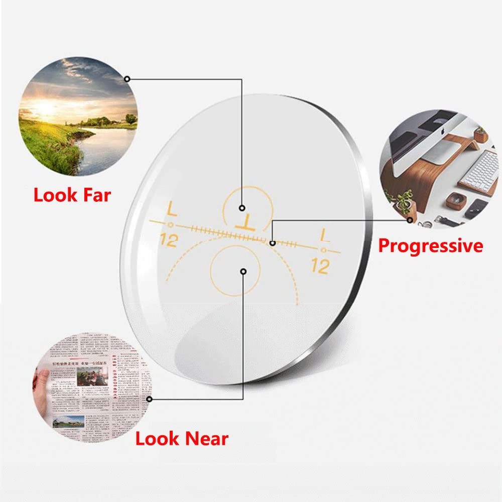 Progressive Multifokus Lesebrille Unisex Bifokale Gleitsichtbrille Selbsttönende Brille Lesehilfe Bei Weitsichtigkeit Anti-Blaulicht Computerbrille Sonnenbrille 1/ +1,5/ +2/ +2,5