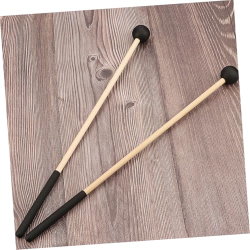 2 Baquetas con mango de madera para instrumentos de percusión como tongue drum y xilófono miniatura 6