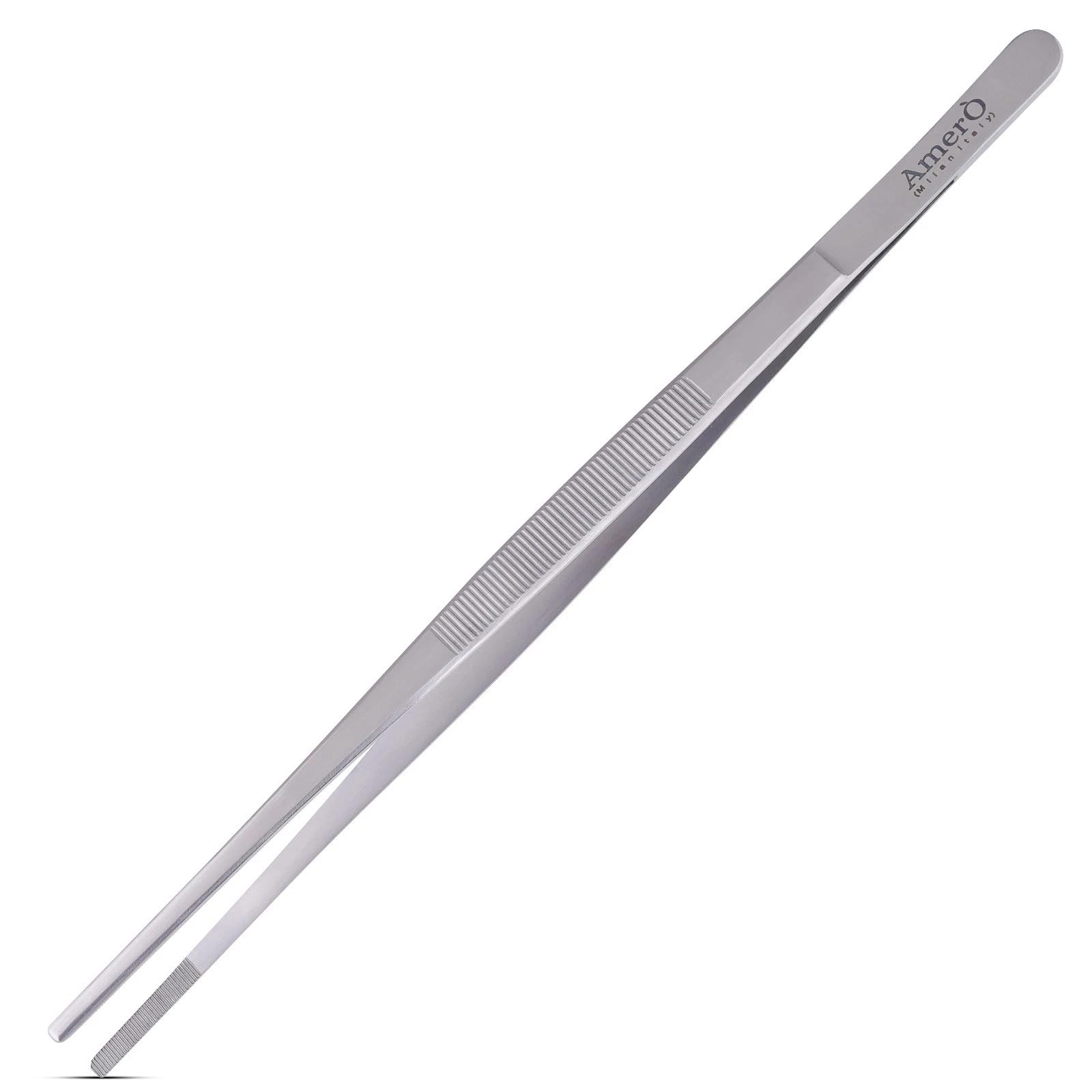 Professional Chef Tweezers Stainless Steel – Precision Gripping Kitchen & Food Tweezer– Fine Tip Style – for Cooking, Plating, BBQ & Garnishing