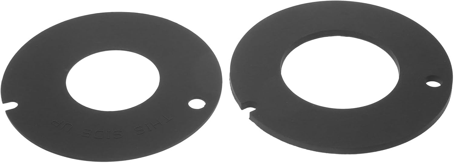 VALICLUD Rv Toilet Seal Gaskets Replacement Kit 2pcs for Travel Trailer and Motorhome Toilets Leak-Proof Flush Seal Rings and Flange Repair