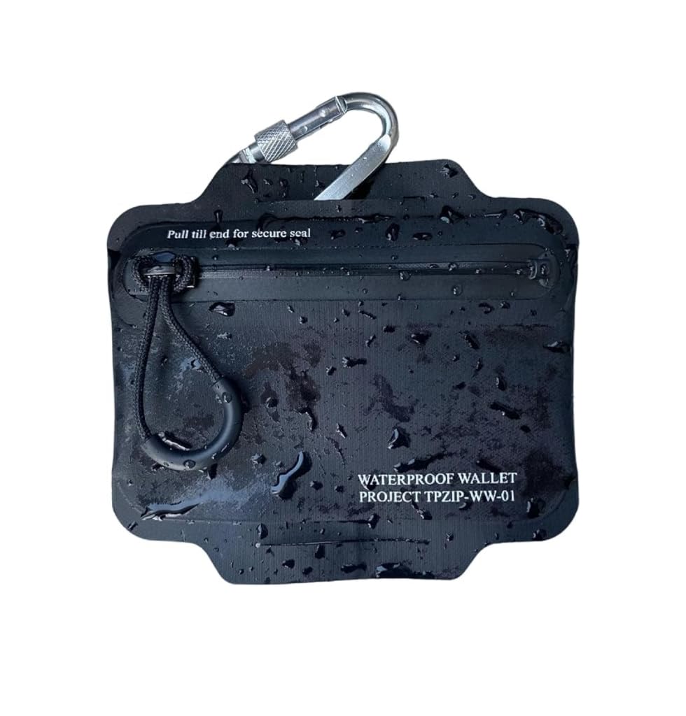 CHERRY CHICK Waterproof Wallet with Hypalon TPU Composite & TOPAZ Submersible Wallet Protection for Keys, Cards