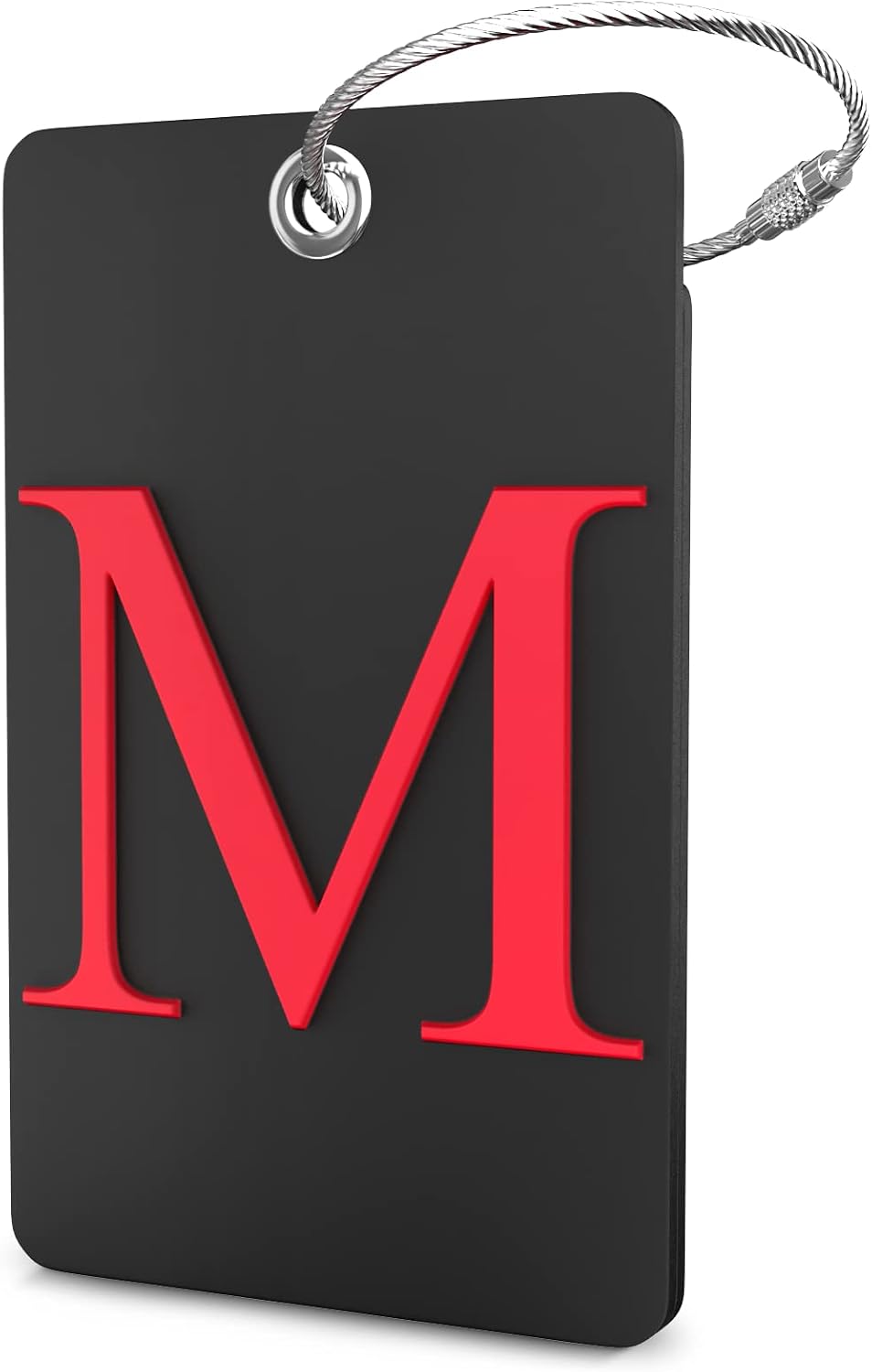 Shacke Luggage Tag Initial for Suitcases – TSA Approved Tag Bag Identifiers - Bright for Men, Women, Girls and Boys (Letter G)
