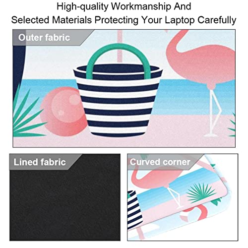 Bolso de mensajero para portátil de 13.3 resistente a golpes con protección acolchada rosa 3