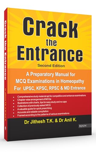 Image of Crack the Entrance - A Preparatory Manual for MCQ Examinations in Homeopathy for UPSC, KPSC, RPSC & MD Entrance