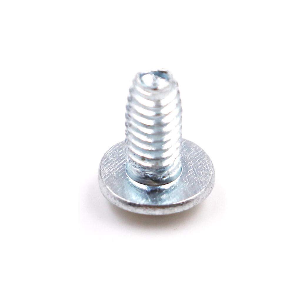 Vite di bloccaggio autofilettante triangolare a testa piatta grande croce zincata Vite a testa tonda grande M3M4-4 * 8 tappo diametro 8