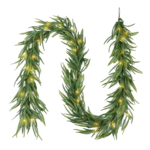 Guirlande de Noël pré-éclairée CHILLSUN, solution déco rapide pour cheminée - 2