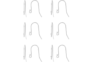 Sea of Ice Earring Base: 925 Sterling Silver Ear Wires for Jewelry Making