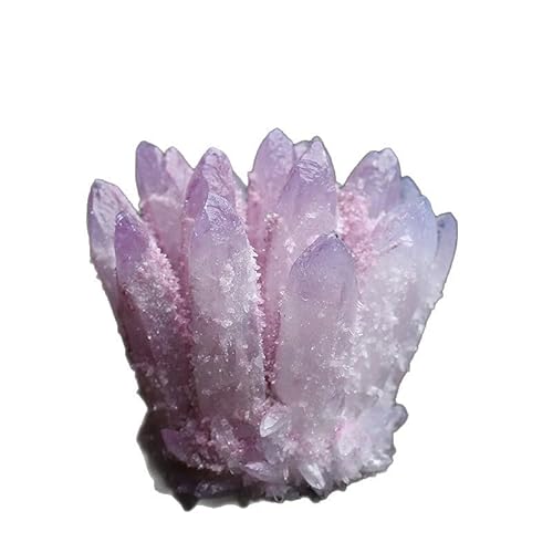 IUYIXWFP Natural Pink Amethyst Crystal Cluster – Raw Stone Mineral Specimen – Healing Crystal Geode for Home Living Room Office Desk Decoration,600~700g