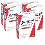 Propel Powder Packets Watermelon with Electrolytes Vitamins and No Sugar, 50 Count, 10 Count (Pack of 5)