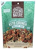 Second Nature Keto Crunch Smart Snack Mix, 10 oz Resealable Pouch, Pack of 1 – Certified Gluten-Free Snack