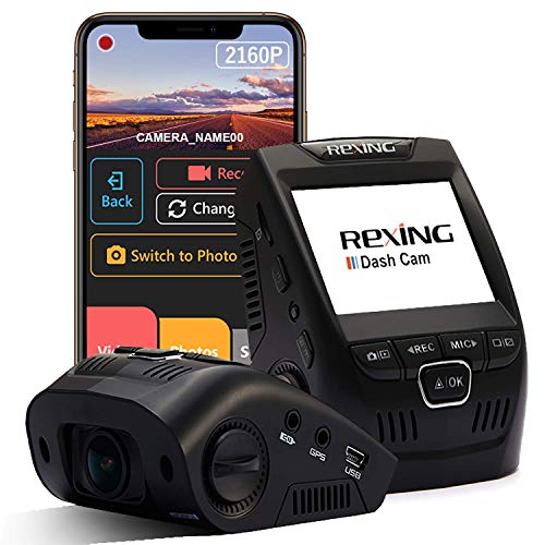Rexing V1 - 4K Ultra HD Car Dash Cam 2.4" LCD Screen