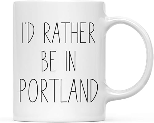 Miniatura 32 de Andaz Press Taza de café de 11 onzas con texto en inglés «I'd Rather Be in Nashville, Tennessee», 1 paquete, regalo de larga distancia