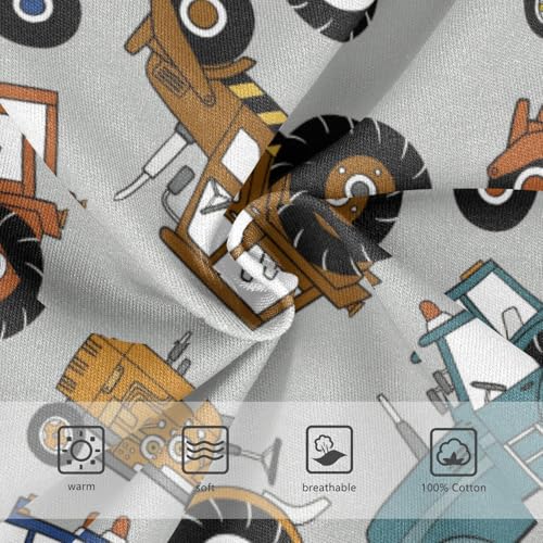 Boys' Exclusive Briefs Toddler Underwear 95% Combed Cotton Boxerbriefs 2T Tractor Cars Farm Vehicle 143