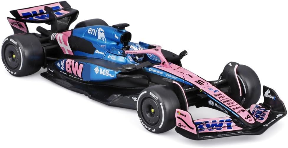 HTLNUZD New 2025 1/43 F1 A525#10 Racing Adult Formula One Car Static Simulation Diecast Alloy Model Car (Premium Gift Box Edition)