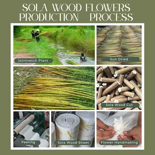 Difusor de flores madera natural Sacred Lotus 2 pcs miniatura 6