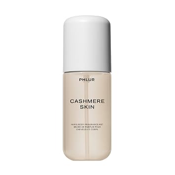 PHLUR Cashmere Skin Body Mist, 3 Fl Oz - Hair and Body Perfume for Women | Almond, Vanilla & Cream Perfume Body Spray with Musk, Ambrette & Santal Fragrance