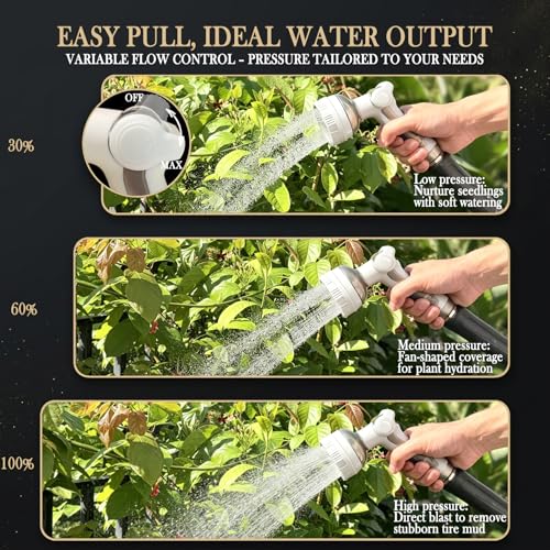 ELEPHOSE Garden Hose Nozzle Heavy Duty Metal Water Hose Sprayer by ELEPHOSE - Used condition - Image 9