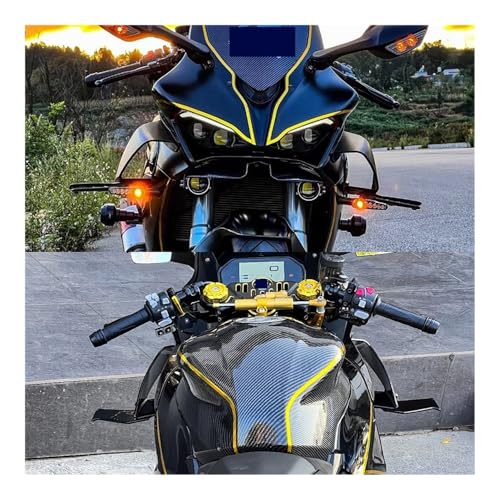 Ailerons de carénage avant carbone RR600 look combat moto