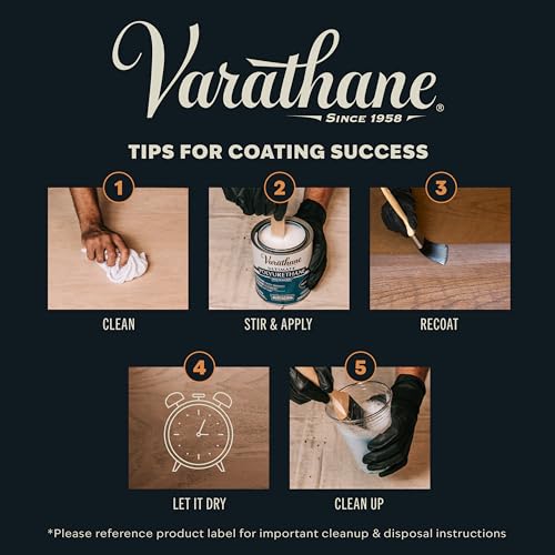 Varathane Water-Based Crystal-Clear Ultimate Polyurethane | Interior Wood Protection | Fast Dry Time | Easy Clean Up | Matte | Quart | 2 Pack by Varathane - Image 6