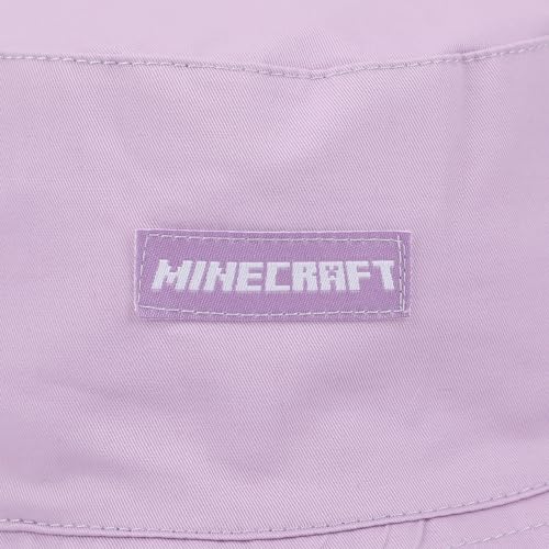 Bioworld Minecraft Confetti Blocks Youth Reversible Bucket Hat - Purple4
