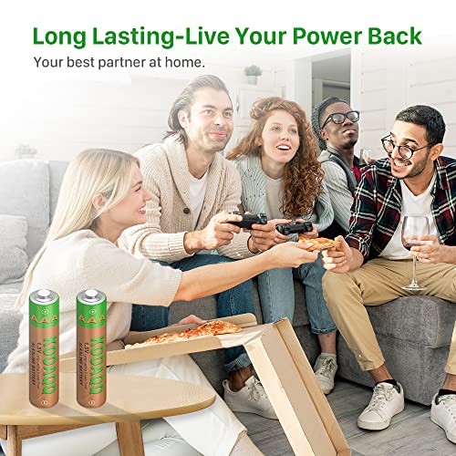 Kooaqq Alkaline Aaa Batteries 8 Pack,[2023 New Version] High-Performance 1.5V Triple A Battery,Long Lasting Low Self Discharge-All Purpose Batteries For Household And Daily Use,Single Use Battery #TOP2