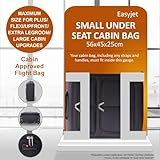 Aerolite 56x45x25cm British Airways Jet2 & Easyjet Upgrade Maximum Allowance Large Lightweight 2 Wheel Carry On Hand Cabin Luggage Bag Suitcase 56x45x25 with TSA Approved Lock Black - Image 6