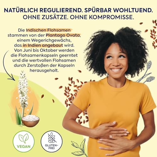 Zirkulin Flohsamenschalen (80 Kapseln) - fördert die Verdauung & Darmgesundheit - Geschmacksneutral - Unterstützen eine ballaststoffreiche & gesunde Ernährung - Sehr gut Quellfähig