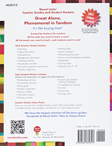 Little House on the Prairie - Teacher Guide by Novel Units - Image 2