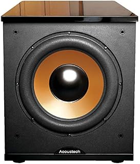 BIC AMERICA H-100II 12" Front-firing Powered Subwoofer with Black Lacquer Top