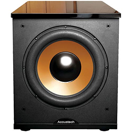 BIC AMERICA H-100II 12" Front-firing Powered Subwoofer with Black Lacquer Top