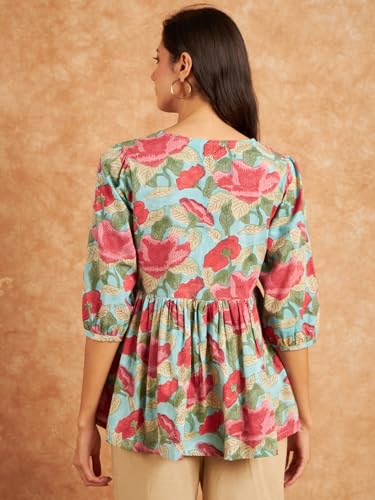 Image of Modeve Women Cotton Top for Summer