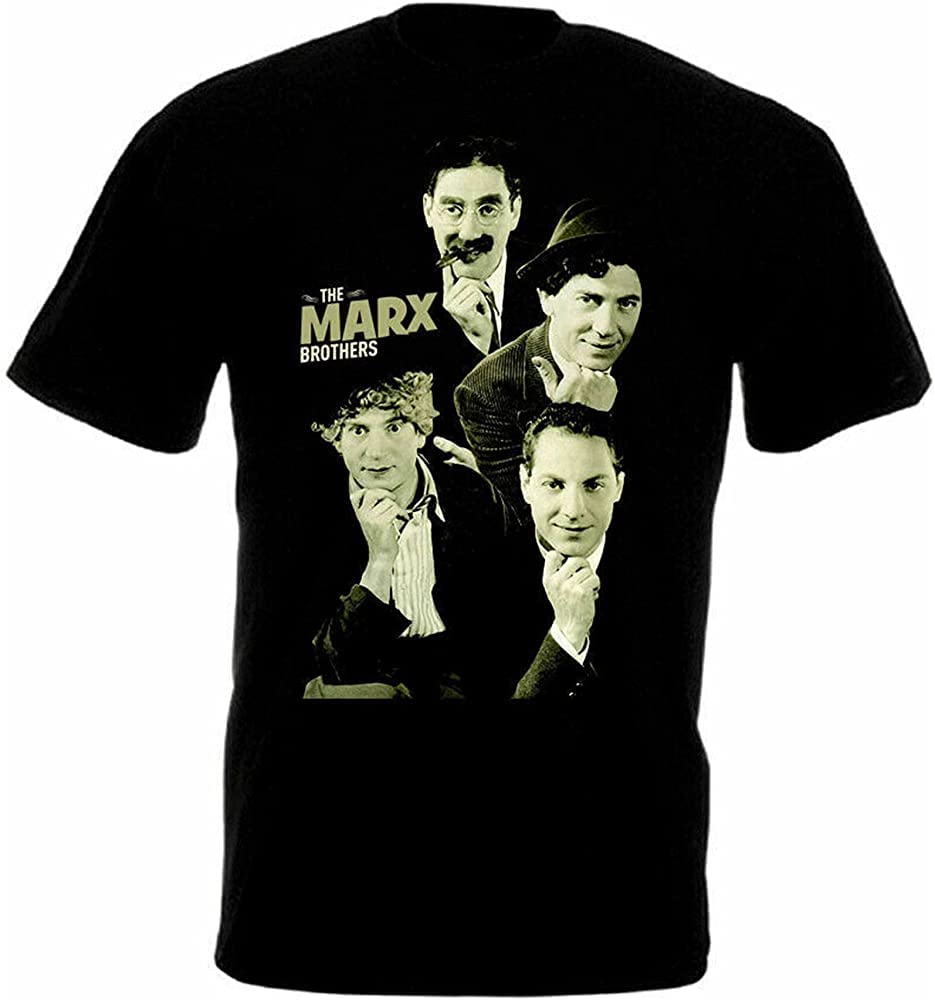TONGFANGGown The Marx Brothers v7 T-Shirt Black