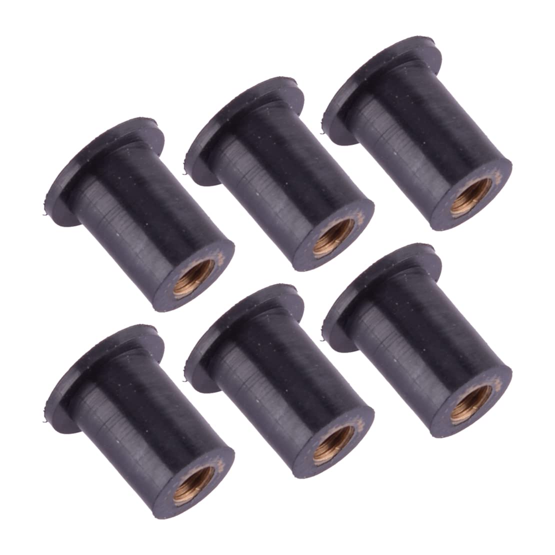 Écrous En Caoutchouc M5 Pour Pare-brise Motoneige Yamaha - Lot De 6 - Référence 90179-05523-00 - Compatible Apex, Nytro, Phazer, Etc.